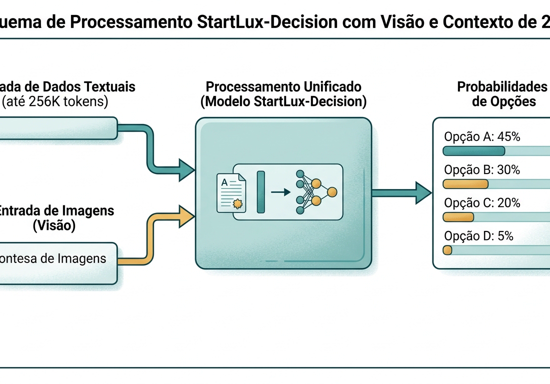 Diagrama esquemático com blocos geométricos e setas ilustrando a compressão de dados numéricos em hardware de processamento sobre fundo claro.